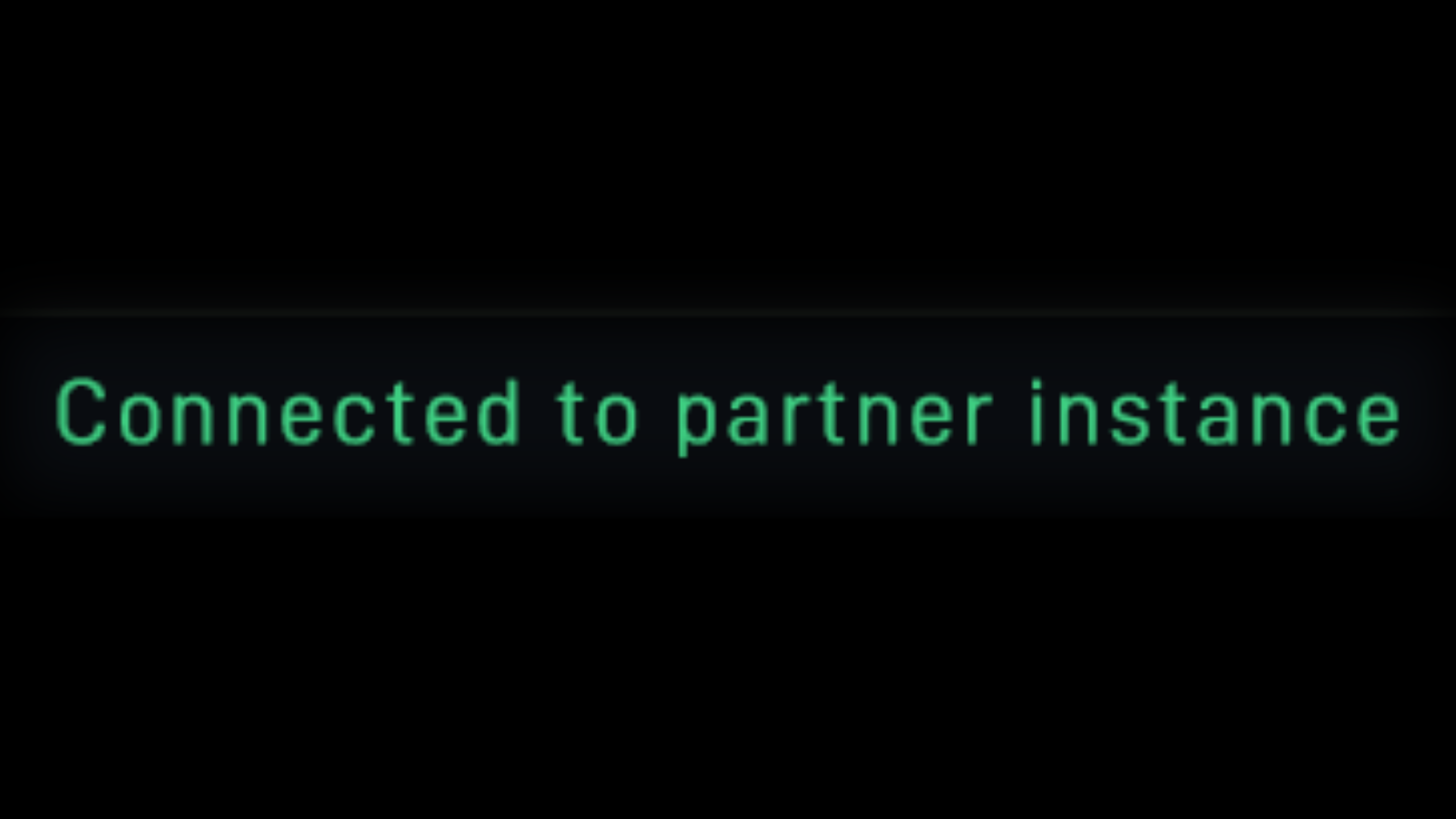 Connection status display